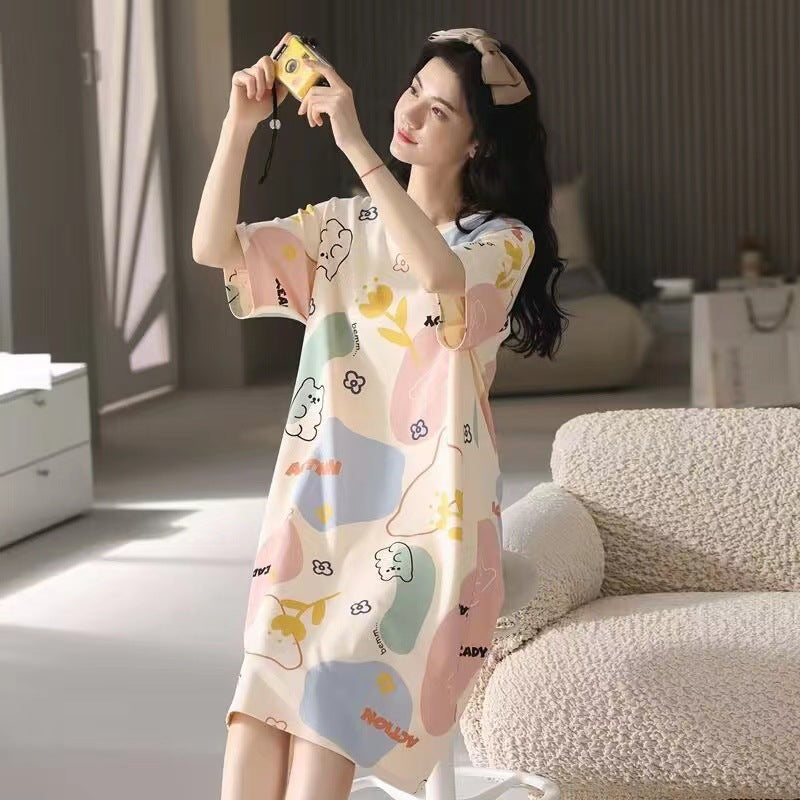 Womens Pajama Dress