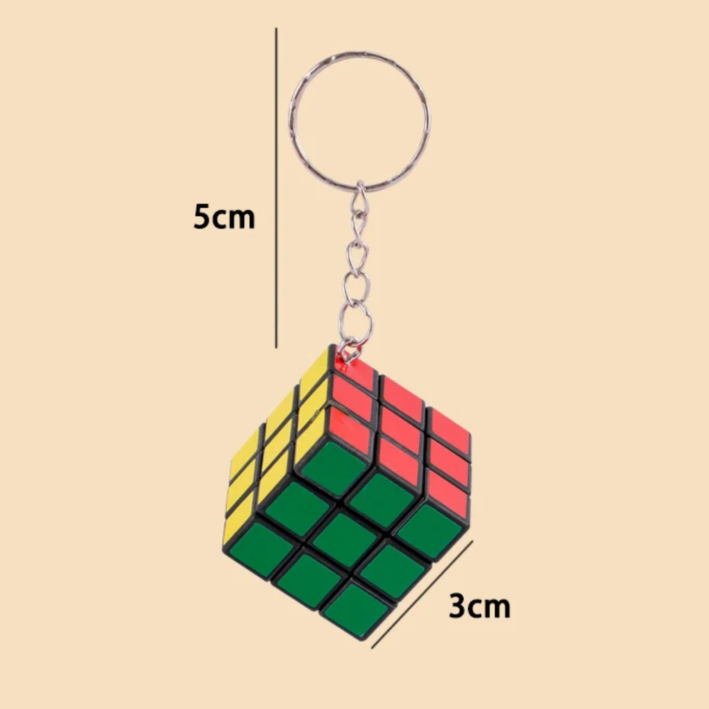 Key chain built in 3d Magic cube